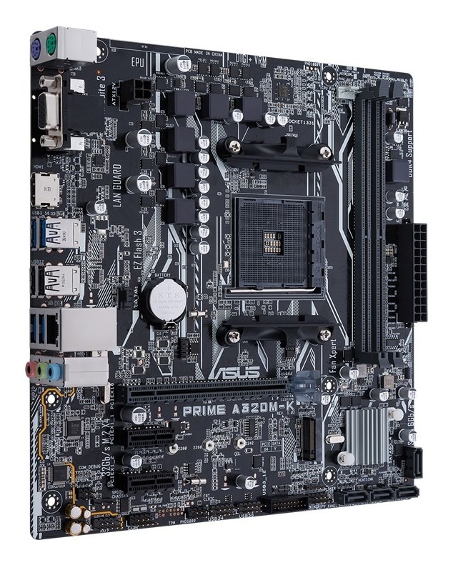Mother Asus Prime A320m-k Am4 Ddr4 A320 Hdmi M2