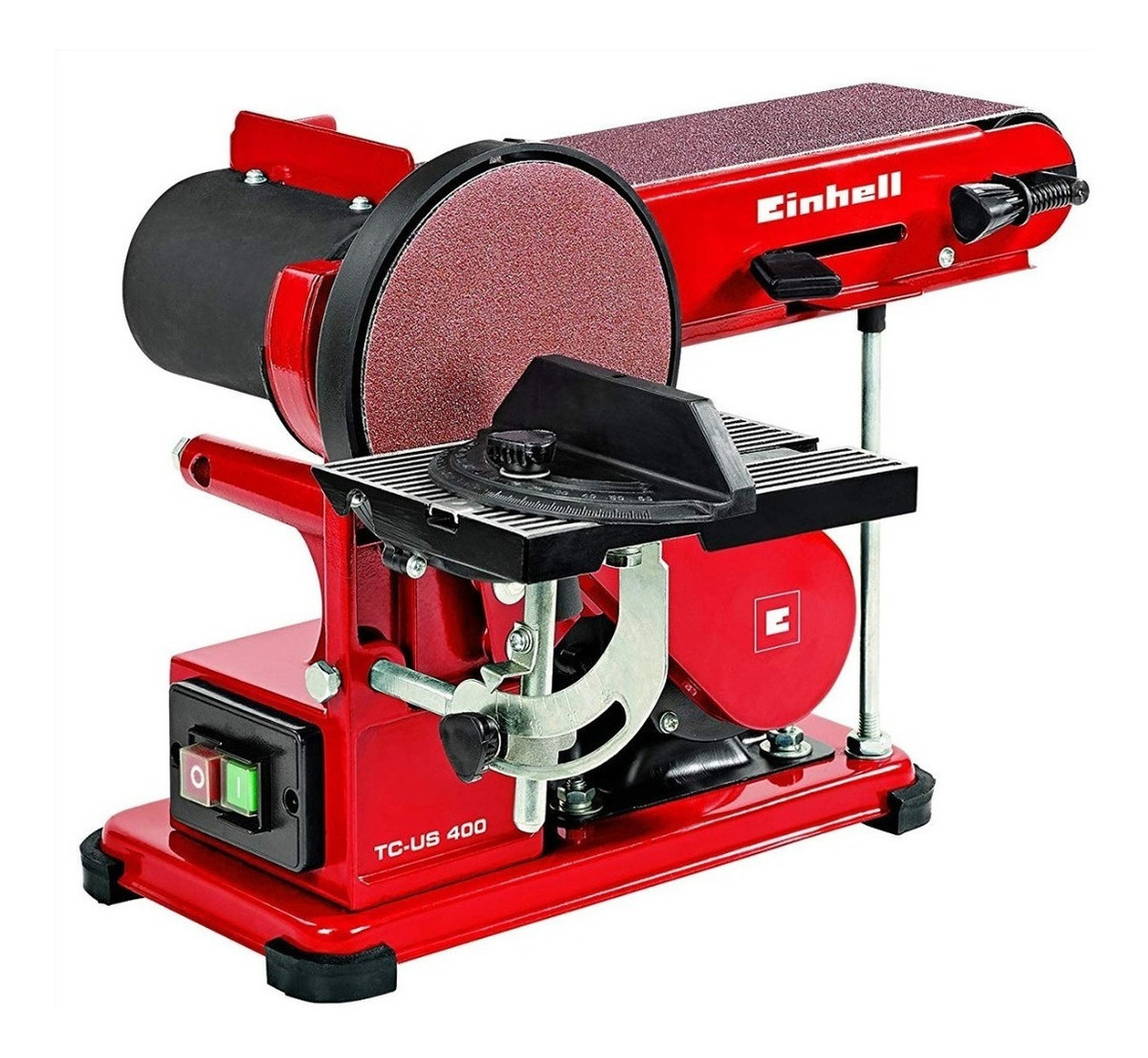 Lijadora De Banda Y De Disco Einhell Tc-us 400 Roja 50hz