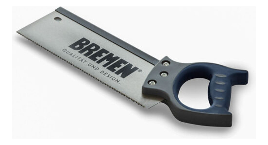 Serrucho Costilla Ebanista Bremen 12 Doble Filo 300mm Cod 3