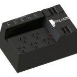 Estabilizador De Tensión Para Pc Polaris Usb 5 Tomas 1200va