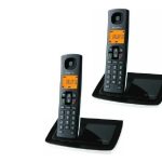 Teléfono Inalámbrico Alcatel Duo E100 Neg Y Bla Id