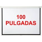 Pantalla Proyector Loch 100 Pulgadas 4:3 Auto Retráctil