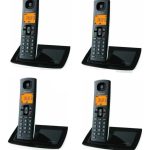 Teléfono Inalámbrico Alcatel E100 6 Unidades Neg Y Bla Id