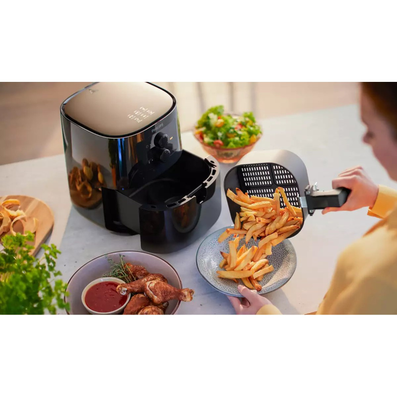 Freidora De Aire Philips 3000 Hd920090 Negro Preto