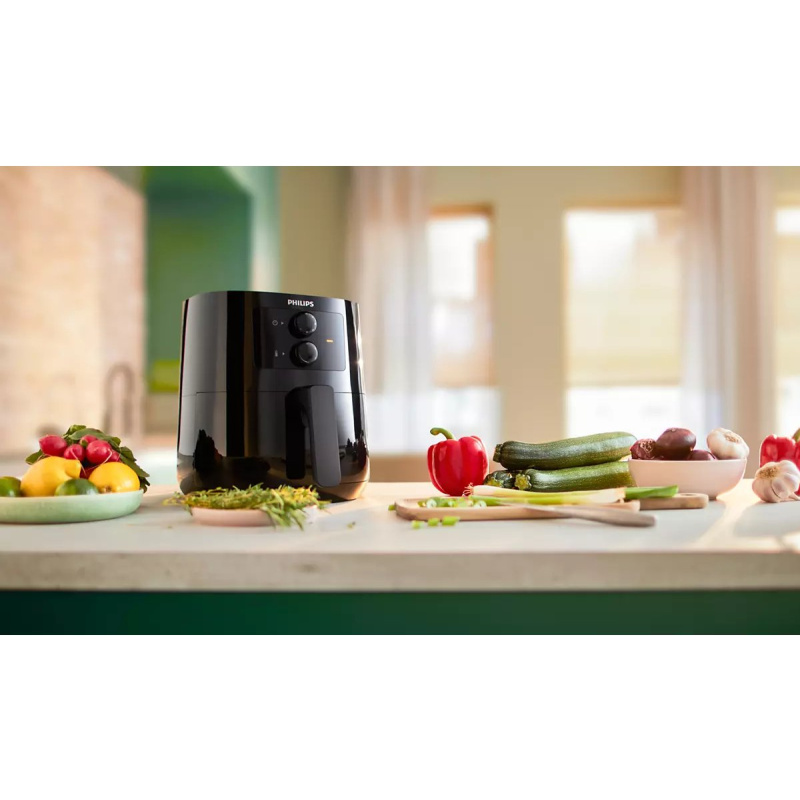 Freidora De Aire Philips 3000 Hd920090 Negro Preto