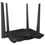 Router Tenda Ac10 Negro 5.0 1167mbps Doble Banda Gigabit