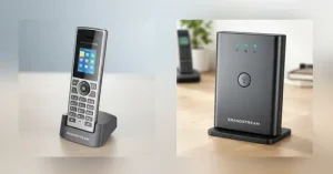 Kit Grandstream: Teléfono Ip Inalámbrico Dp722 + Estación Base Voip Inalámbrica Dp755