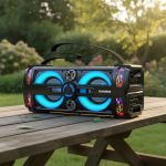 Parlante Telefunken Neon 25 Portátil Bluetooth Micrófono