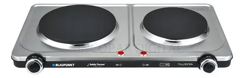 Anafe Eléctrico 2 Hornallas Acero Inoxida Blaupunkt Ae12900