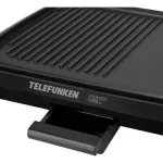 Parrilla Asador Bífera Grill Eléctrico Telefunken Tapa Vidri