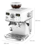 Cafetera Telefunken Espresso Parma Con Molinillo Integrado Blanco
