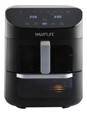 Freidora De Aire Smartlife Digital 11 Lts Sl-afto0110db Doble Negro