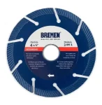 Disco Diamantado Segmentado 3 En 1 Diam. 115 Mm Bremen(R) 6062 Color Azul