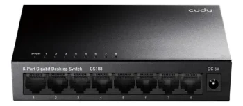 Switch Cudy Gs108 8 Puertos Gigabit 10/100/1000 Metalico